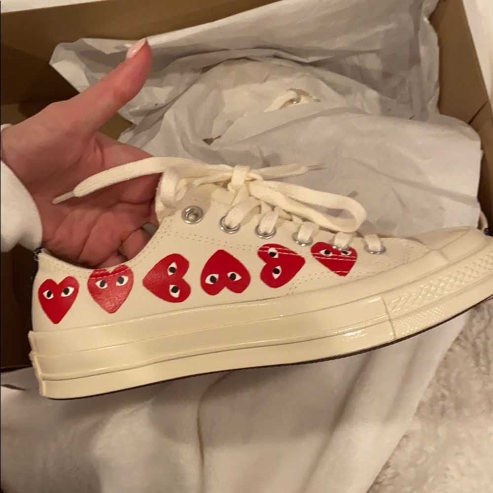 cdg low converse